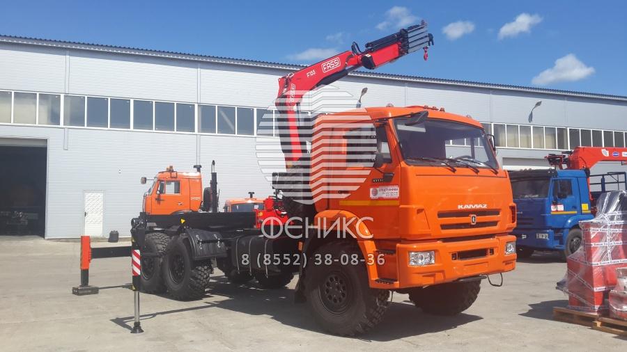 Тягач КАМАЗ 43118 с КМУ Fassi F155A.0.22